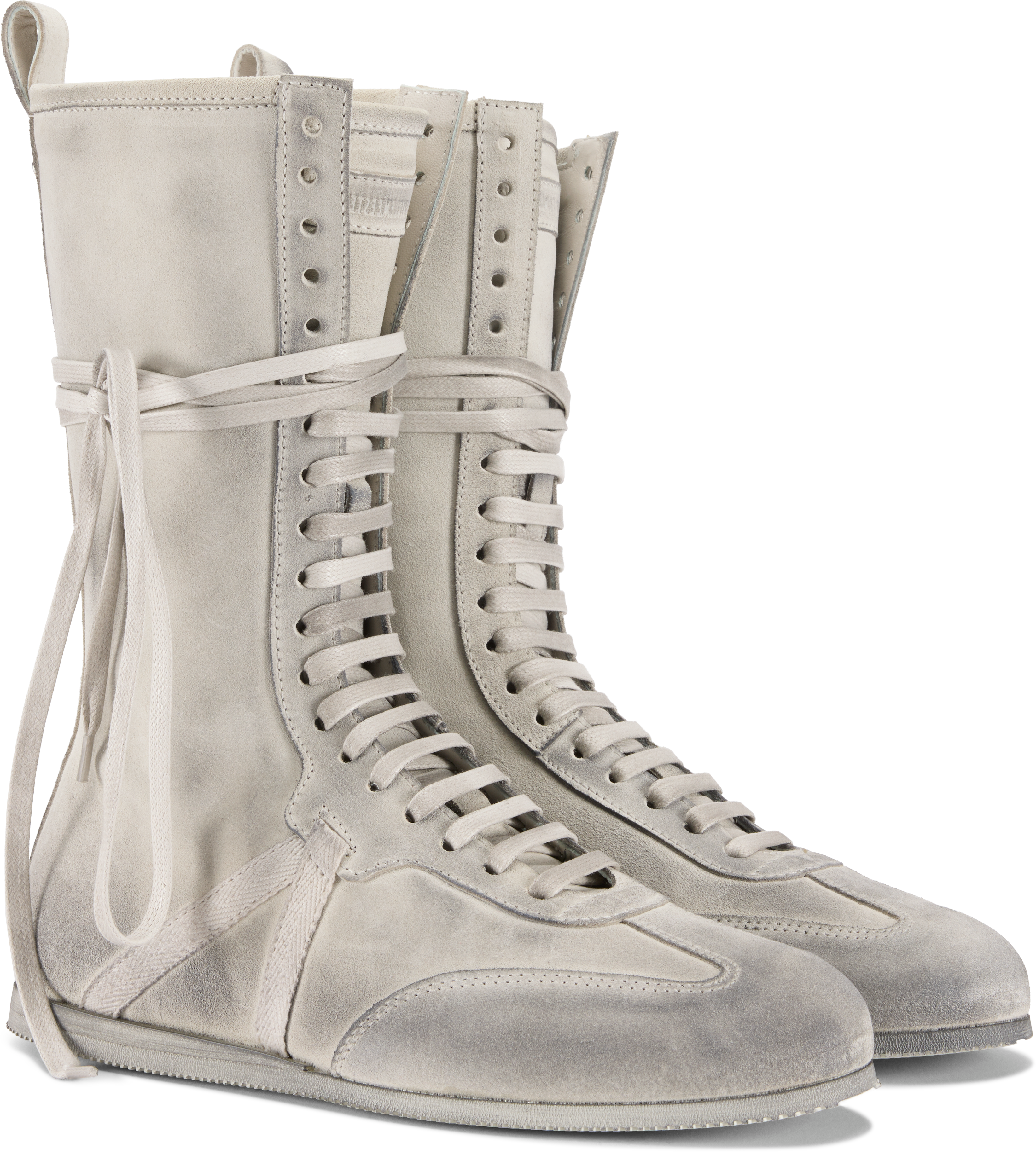 Ann Demeulemeester Fides High-Top Boxing Sneakers