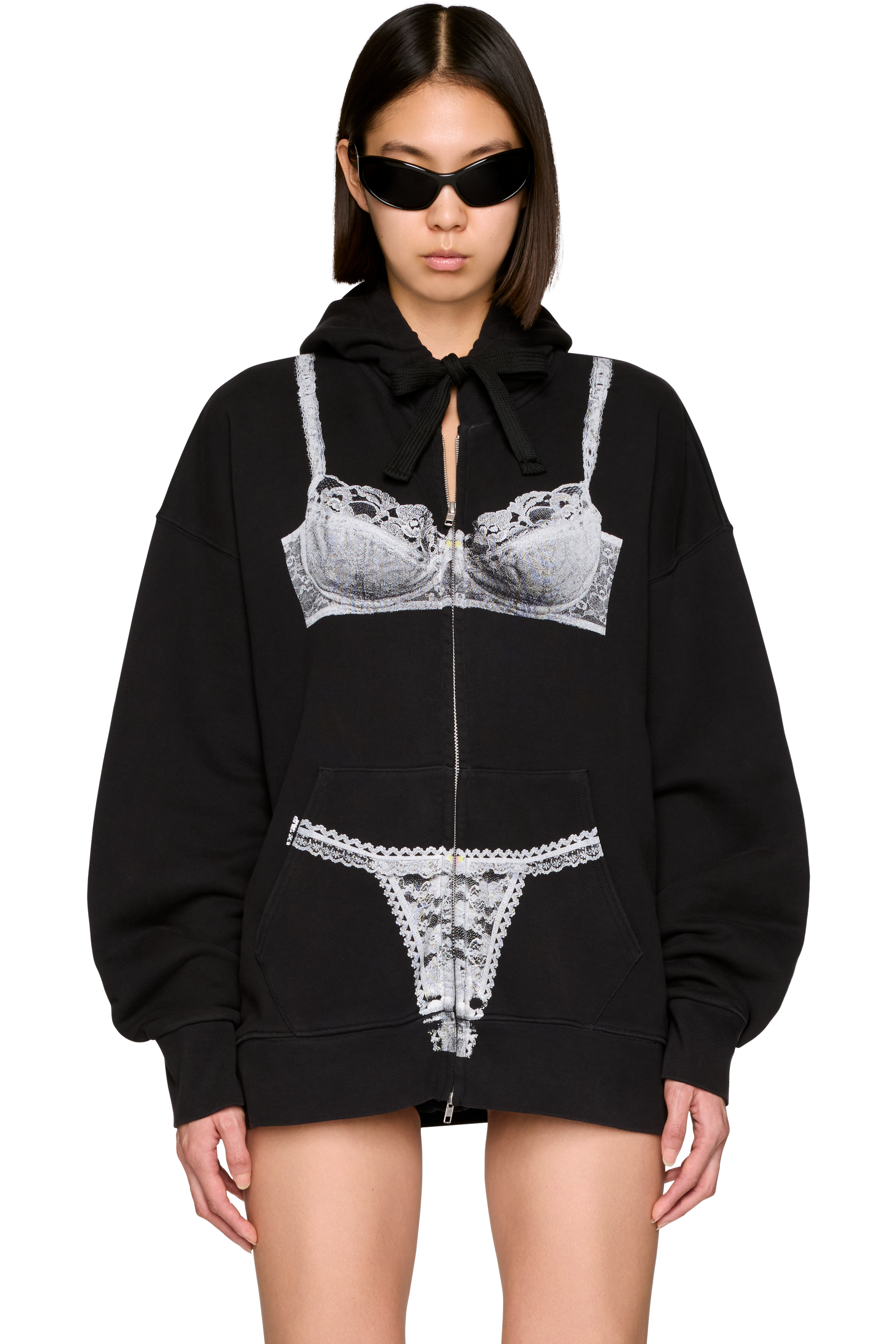 Picture of Trompe L'Oeil Zip Hoodie