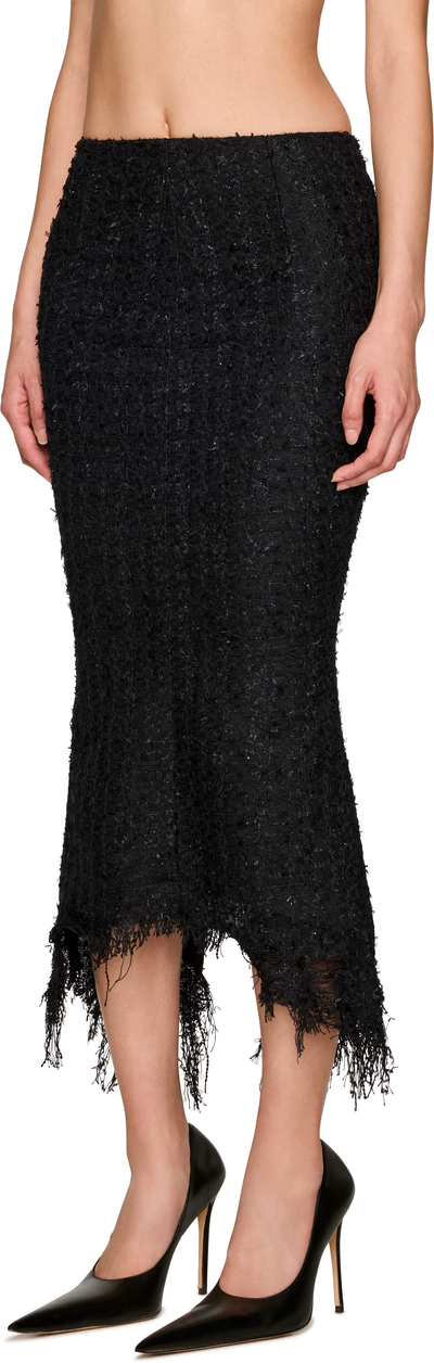 Matières Fécales Vendome Tweed Midi Skirt