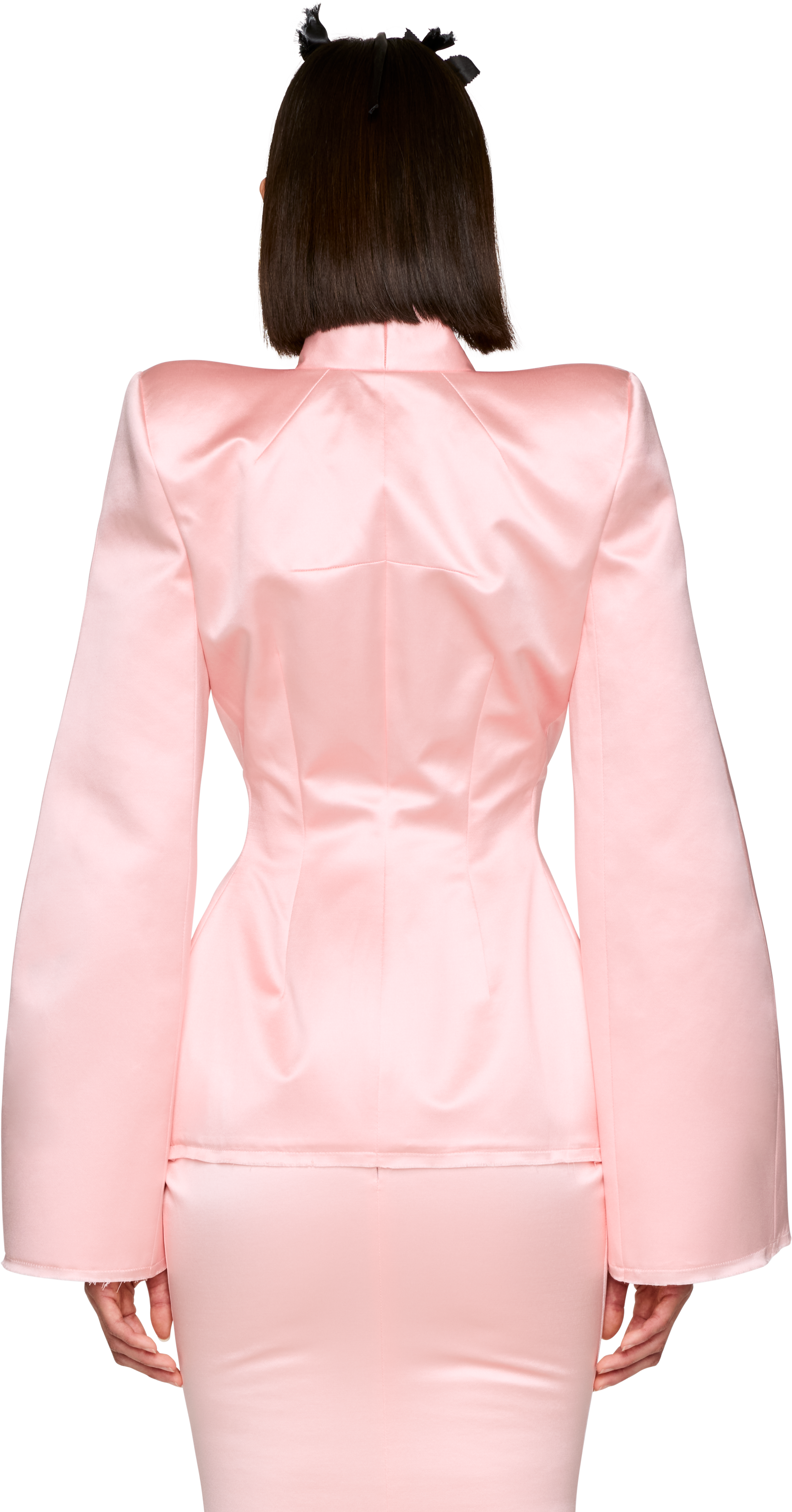 Matières Fécales Madame R. Silk Satin Blazer