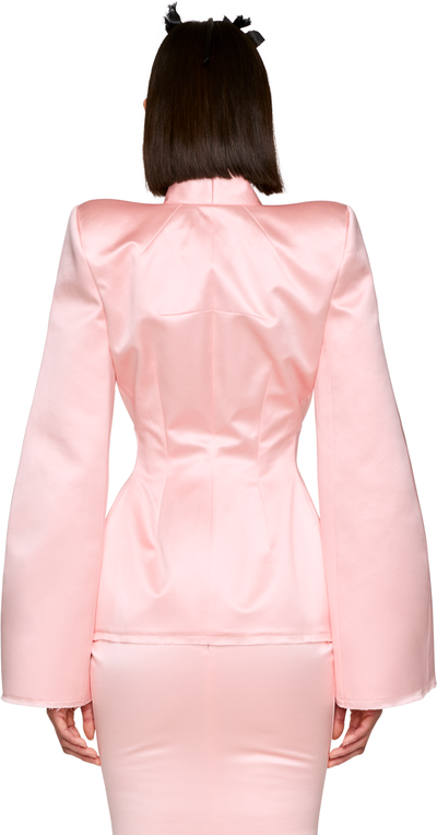 Matières Fécales Madame R. Silk Satin Blazer