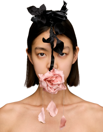 Matières Fécales Stephen Jones Flower Gag Headpiece