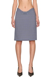 Picture of Curved Waistband Midi Skirt