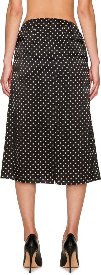 Jean Paul Gaultier Polka-Dot Midi Skirt