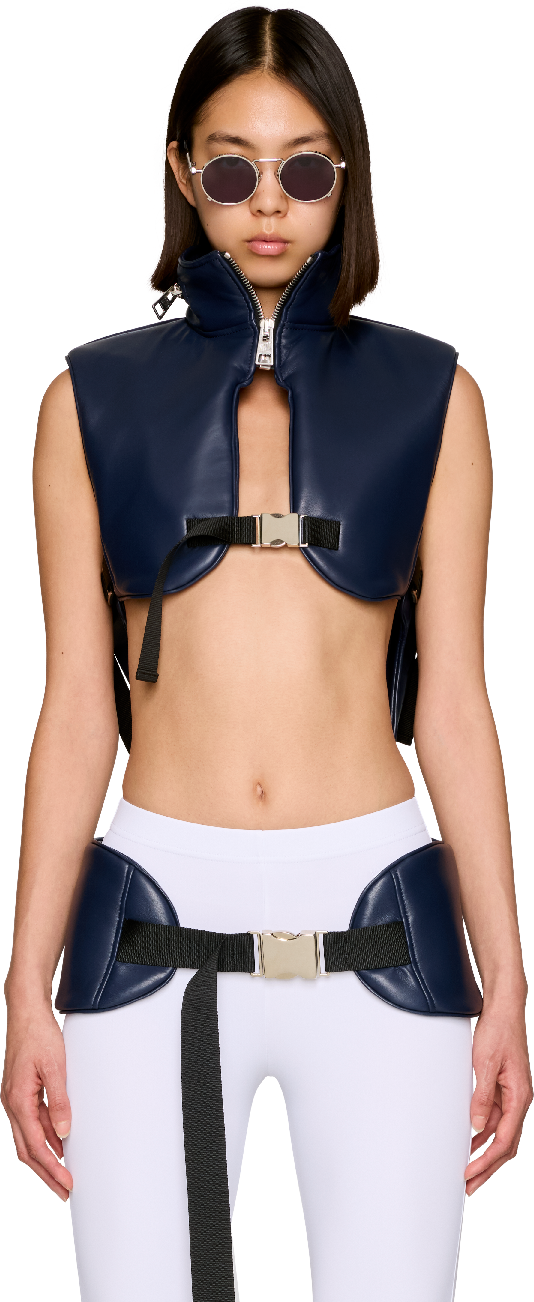 Jean Paul Gaultier Backpack Leather Vest