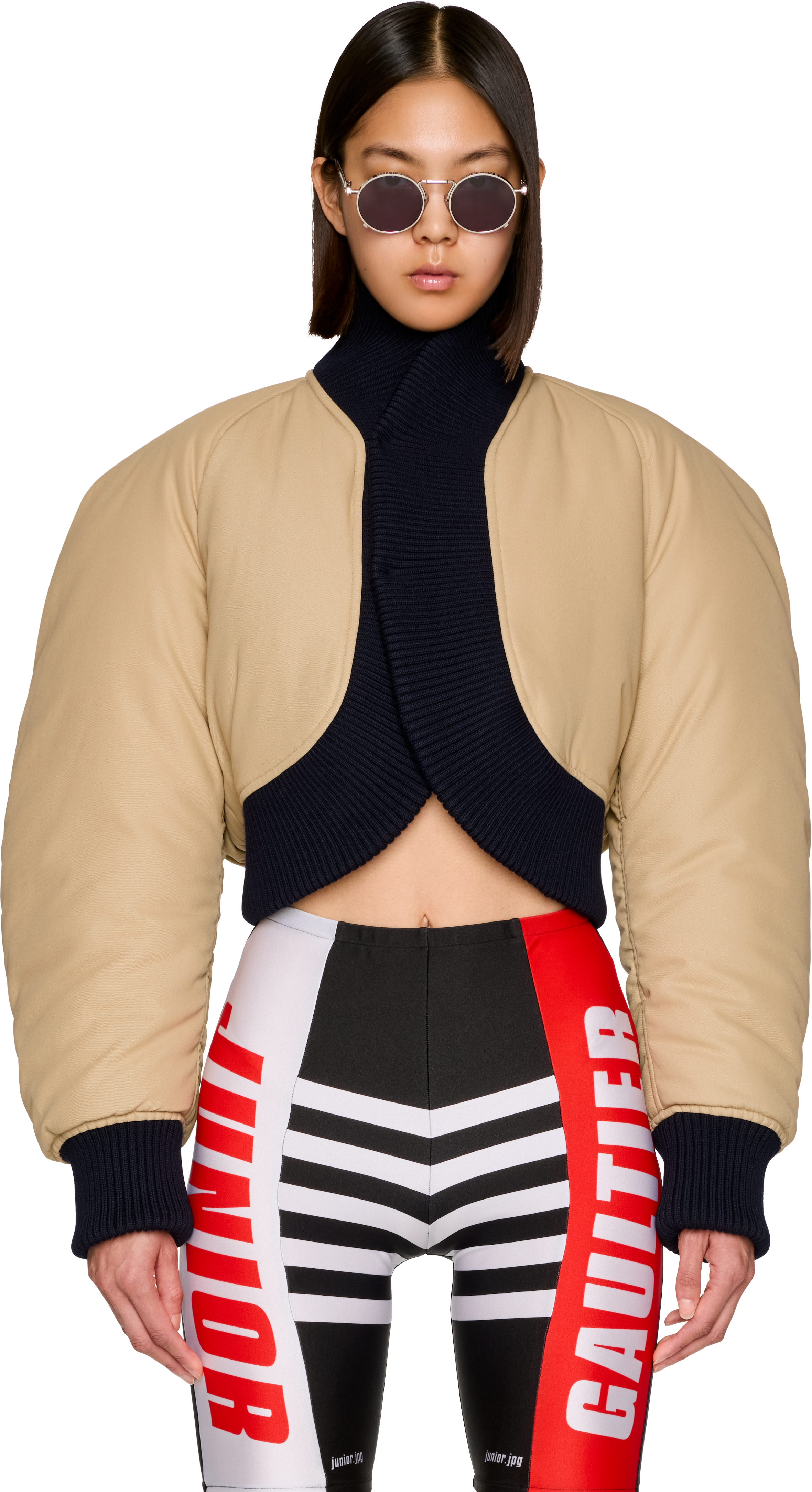 Jean Paul Gaultier Cropped Bomber Jacket