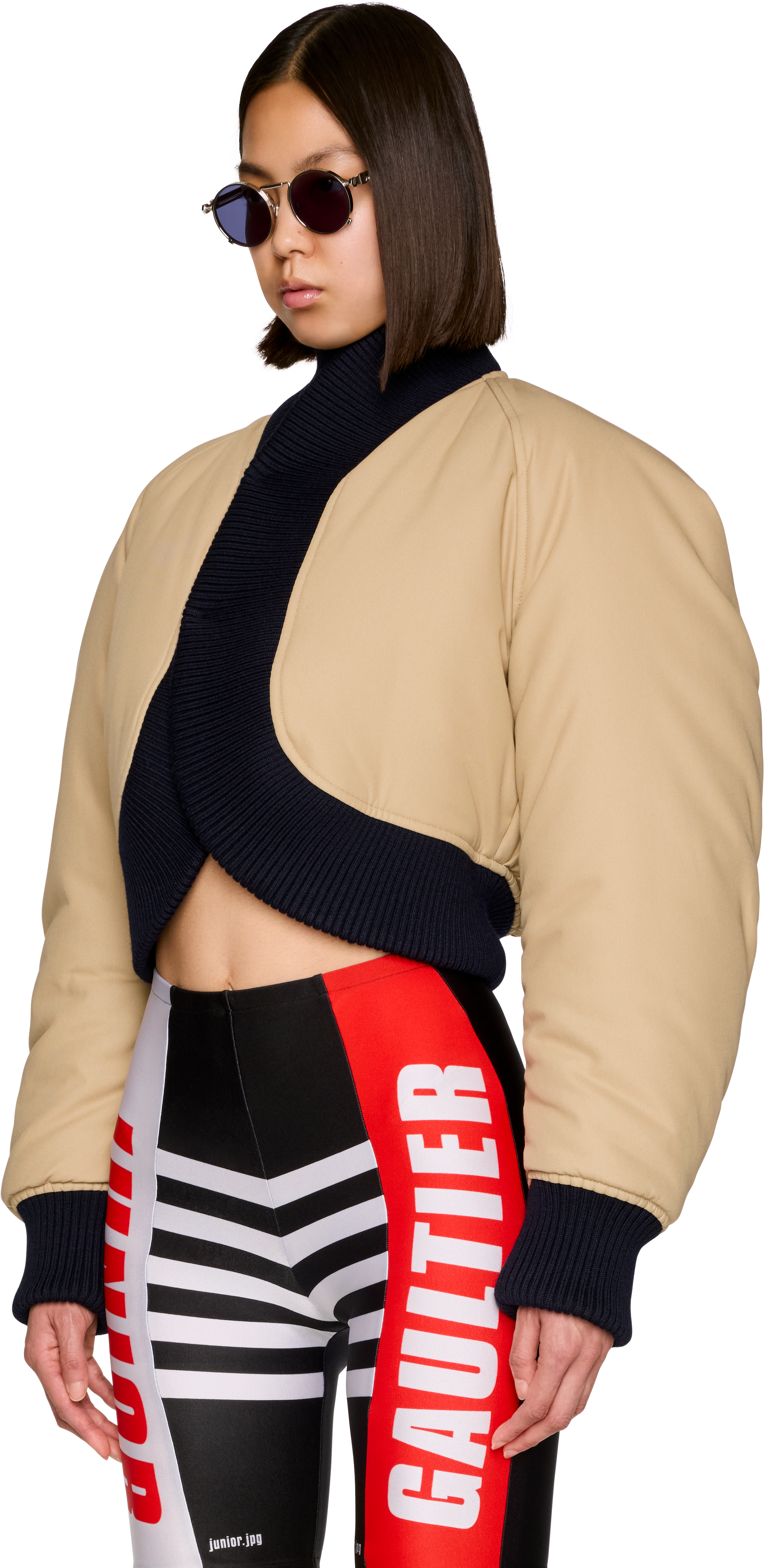 Jean Paul Gaultier Cropped Bomber Jacket