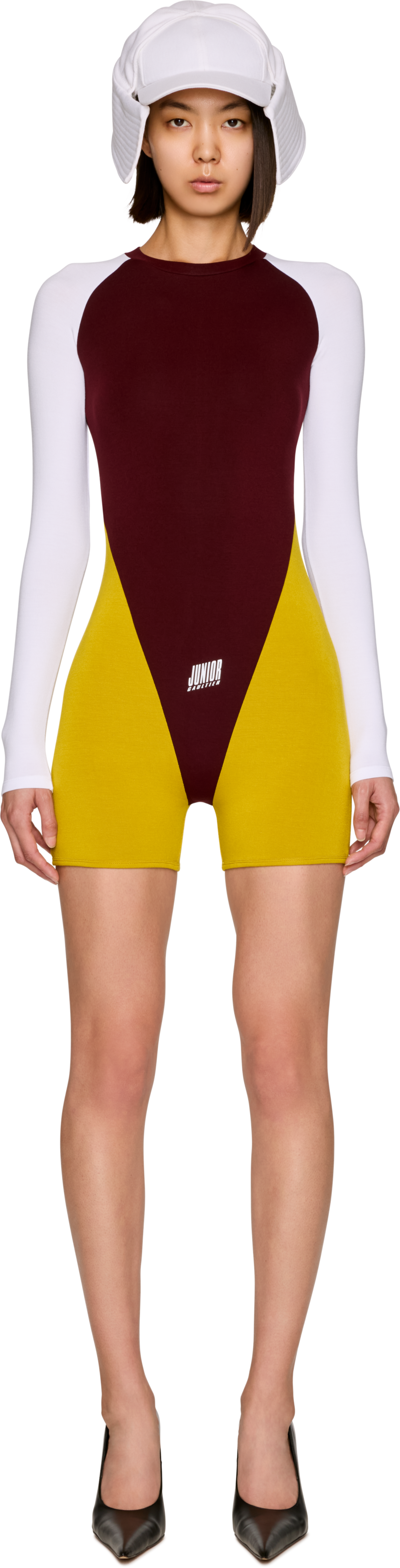 Jean Paul Gaultier Tricolor 'Junior Gaultier' Catsuit