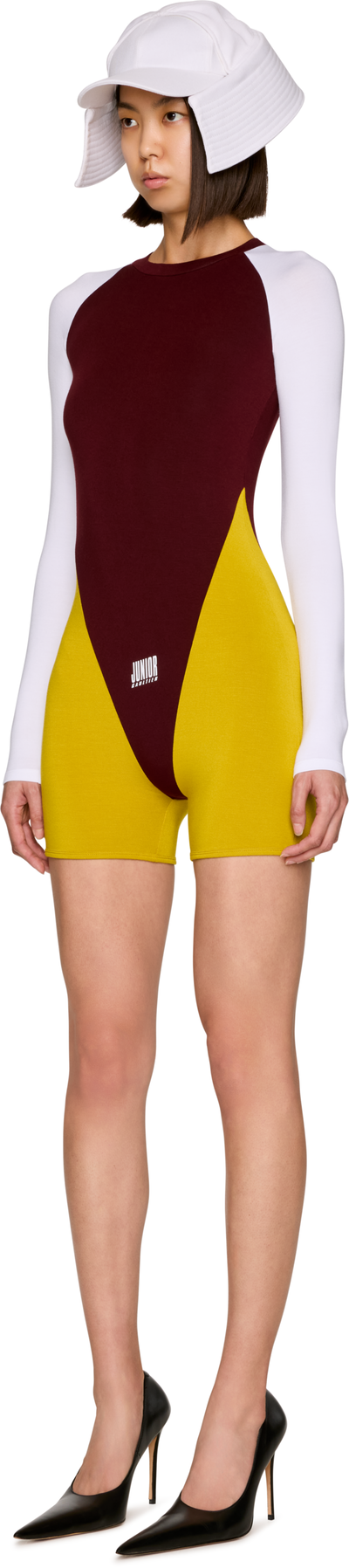 Jean Paul Gaultier Tricolor 'Junior Gaultier' Catsuit