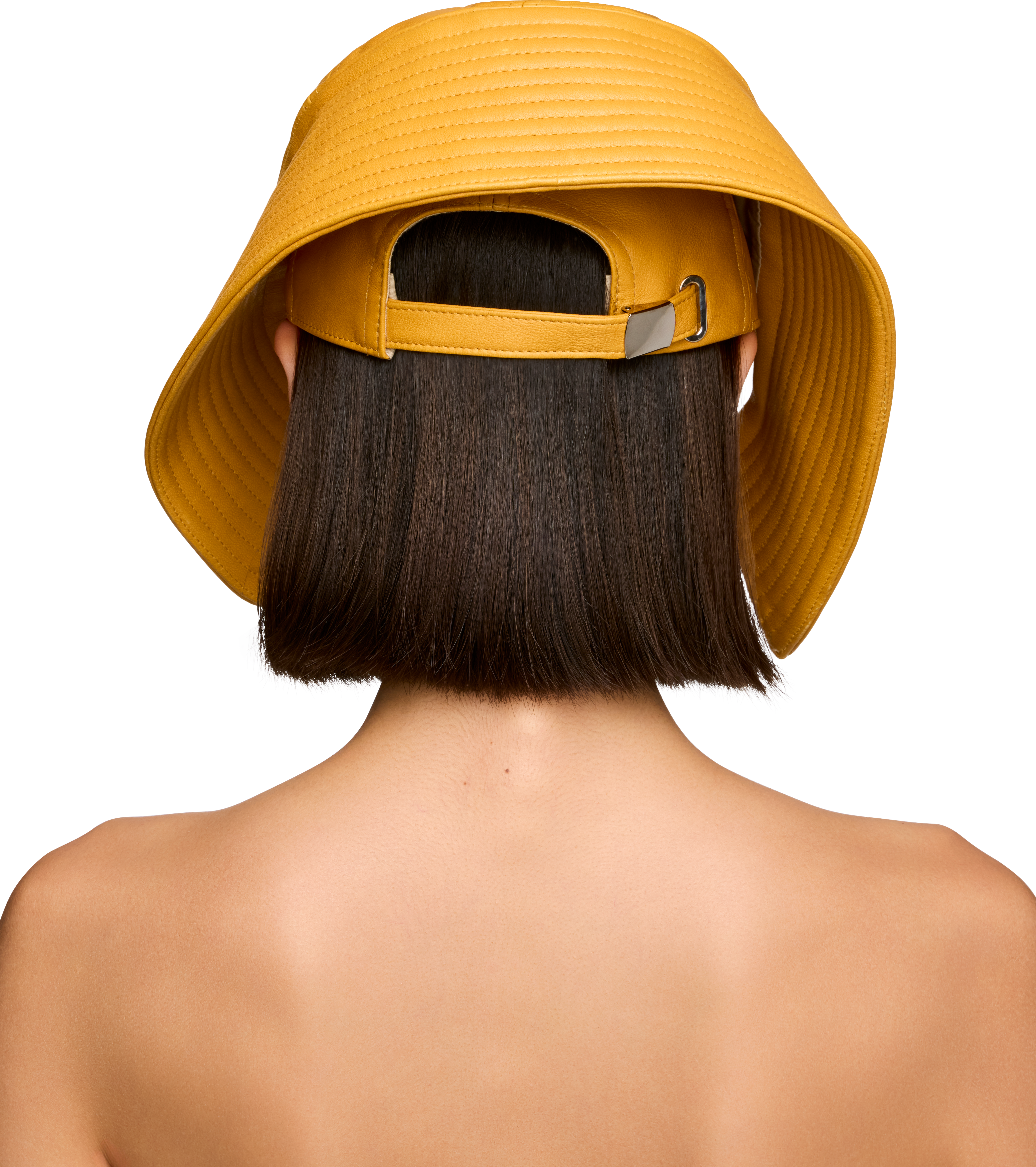 Jean Paul Gaultier Sailor Bucket Leather Cap