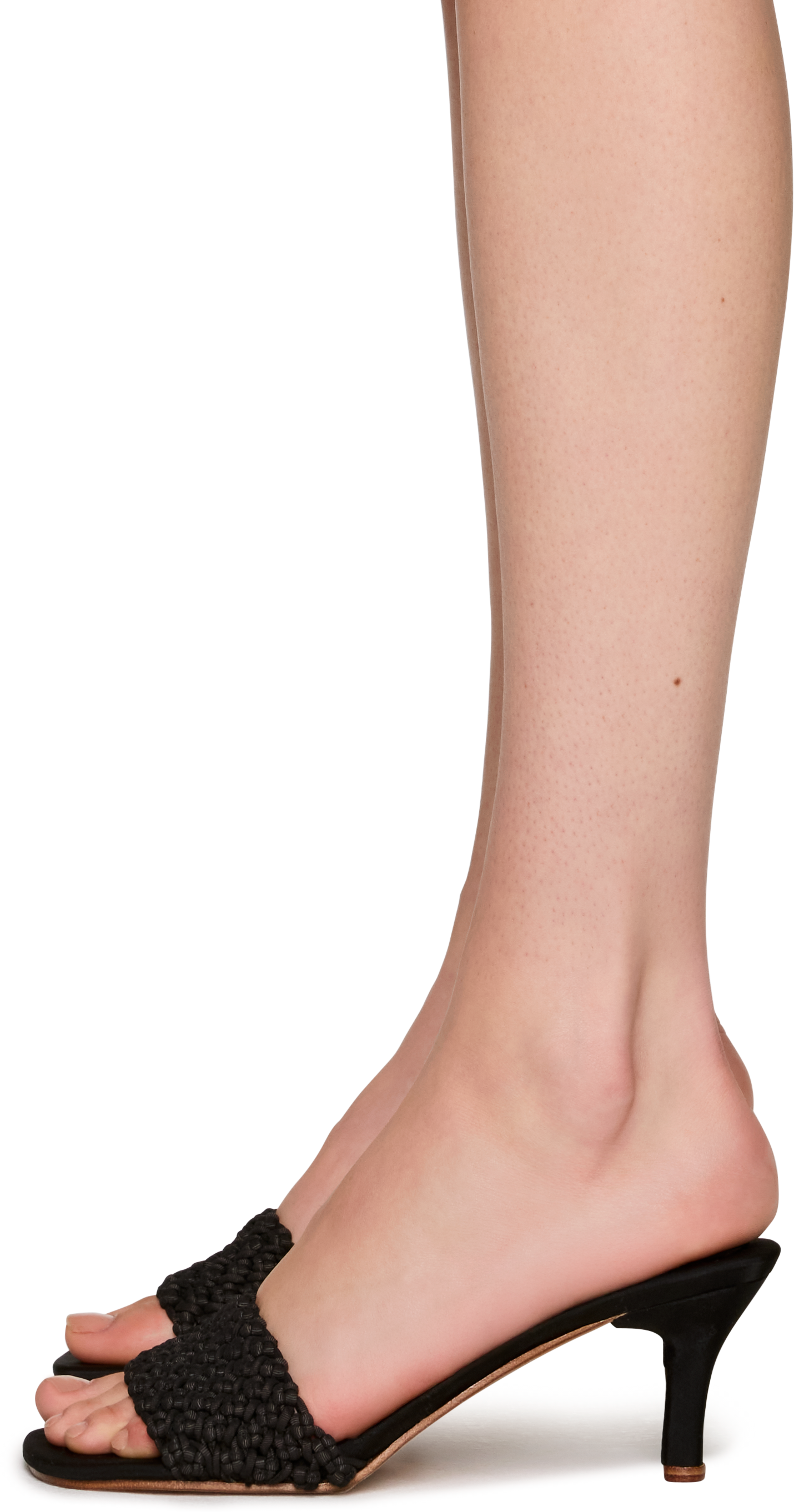 Isa Boulder Quinstripe Heeled Sandals