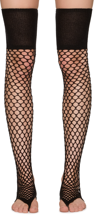 Isa Boulder Fishnet Over Knee Socks
