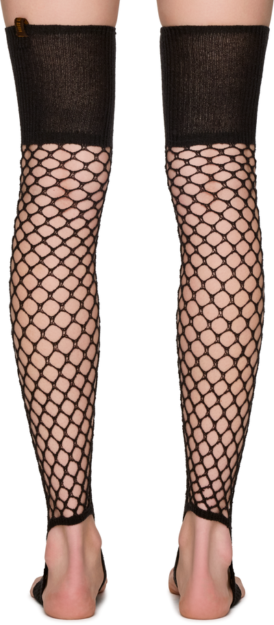 Isa Boulder Fishnet Over Knee Socks