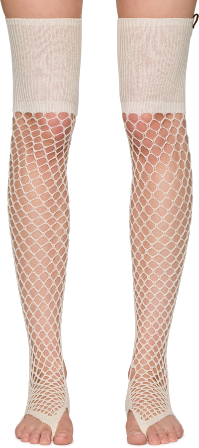 Isa Boulder Fishnet Over Knee Socks