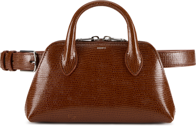 Coperni Lizard Print Duffle Belt Bag