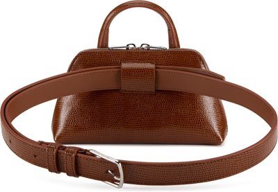 Coperni Lizard Print Duffle Belt Bag