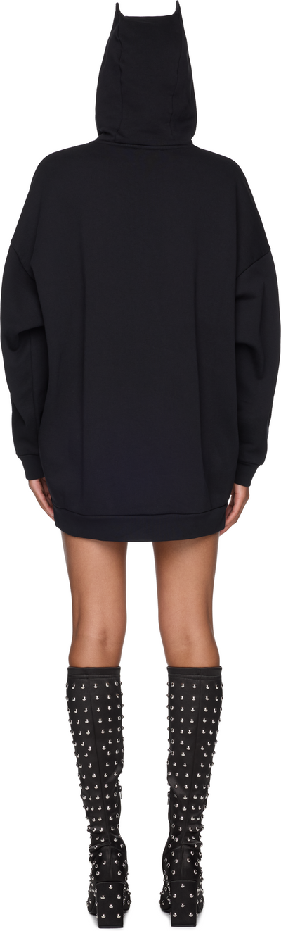 Coperni Horn Hooded Dress