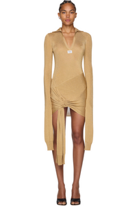 Picture of Knotted Sleeved Dress