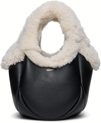 Coperni Shearling Mini Bucket Swipe Bag