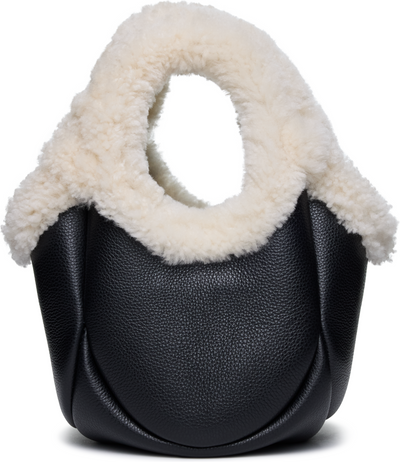 Coperni Shearling Mini Bucket Swipe Bag