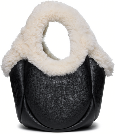 Coperni Shearling Mini Bucket Swipe Bag