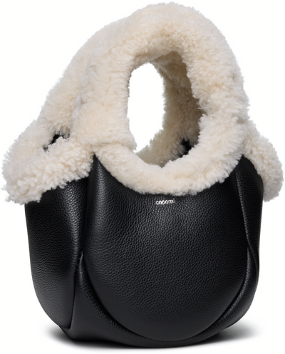 Coperni Shearling Mini Bucket Swipe Bag