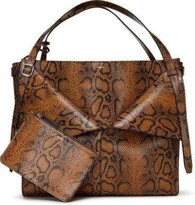 Coperni Snake Print Belt Cabas Bag