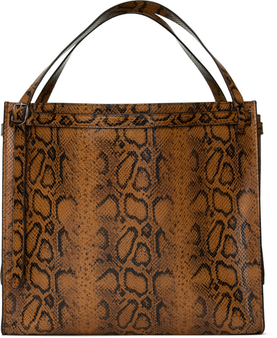 Coperni Snake Print Belt Cabas Bag