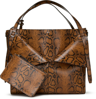 Coperni Snake Print Belt Cabas Bag