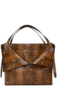 Picture of Snake Print Belt Cabas Bag