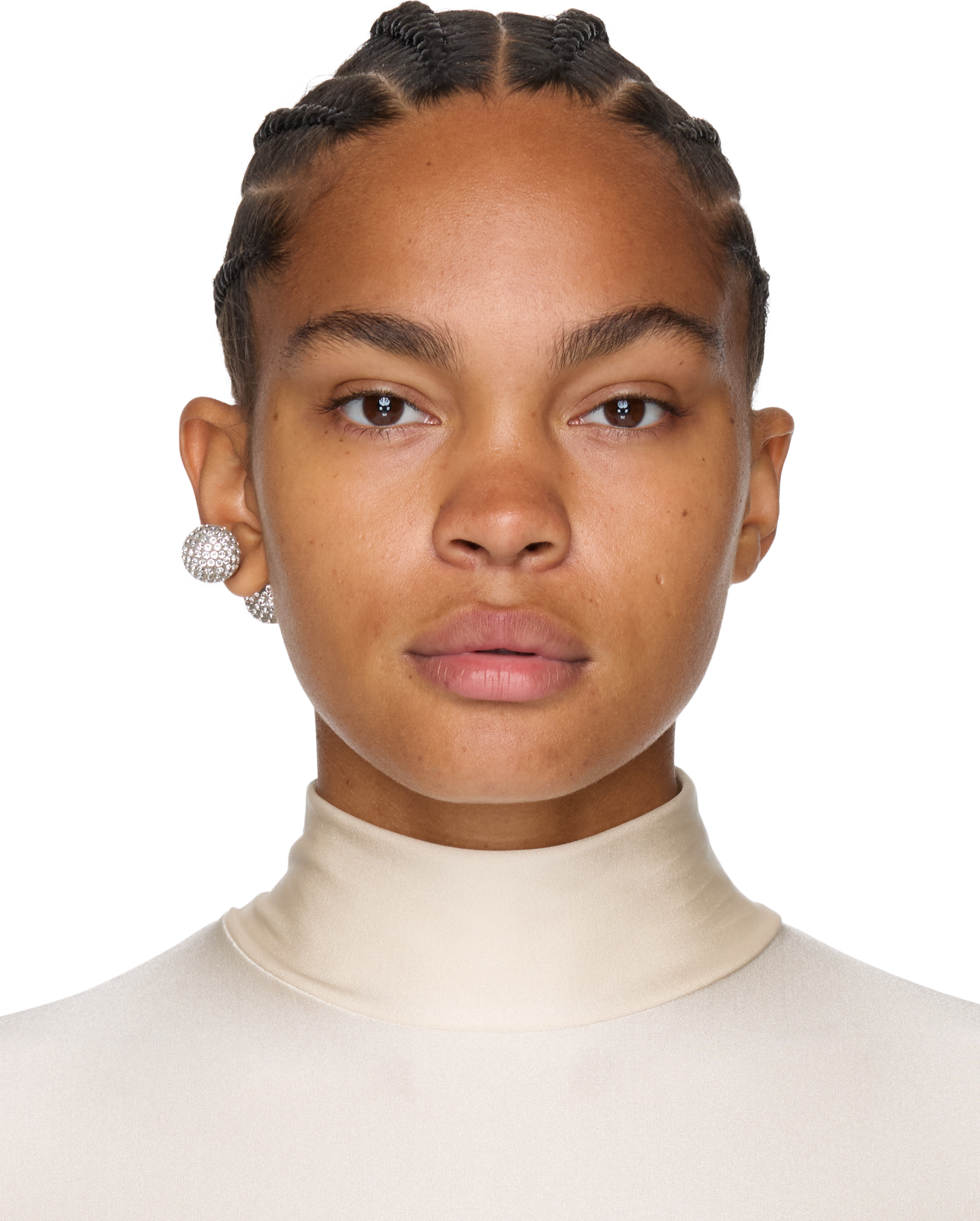 Coperni Crystal-Embellished Atom Earring