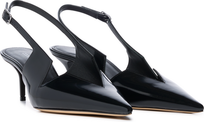 Coperni Gloss Star Cut-Out Low Stiletto Heels