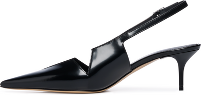 Coperni Gloss Star Cut-Out Low Stiletto Heels