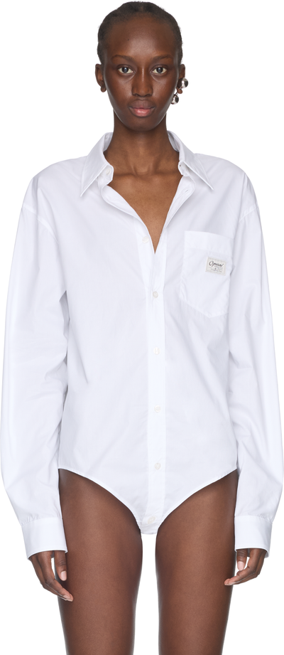Coperni Bodysuit Poplin Shirt