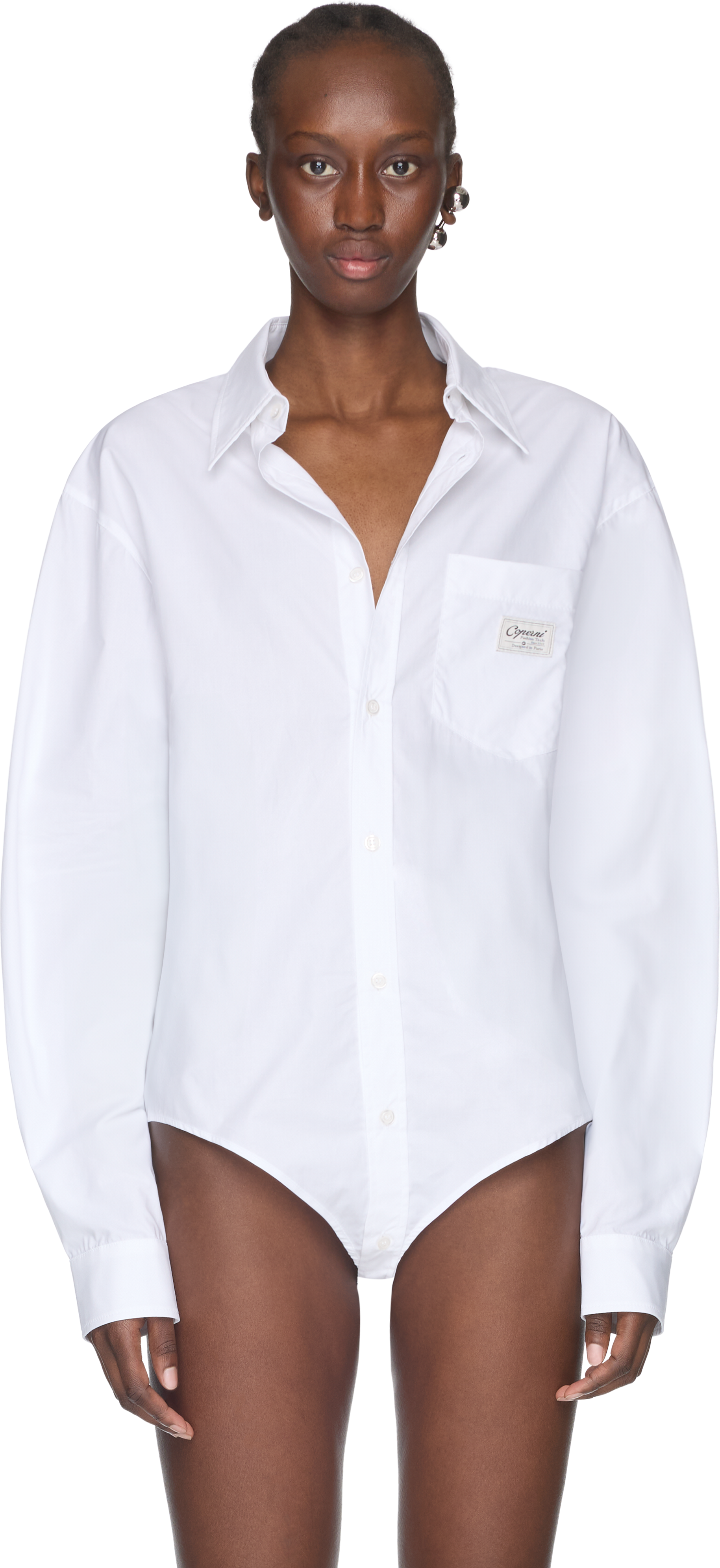 Coperni Bodysuit Poplin Shirt