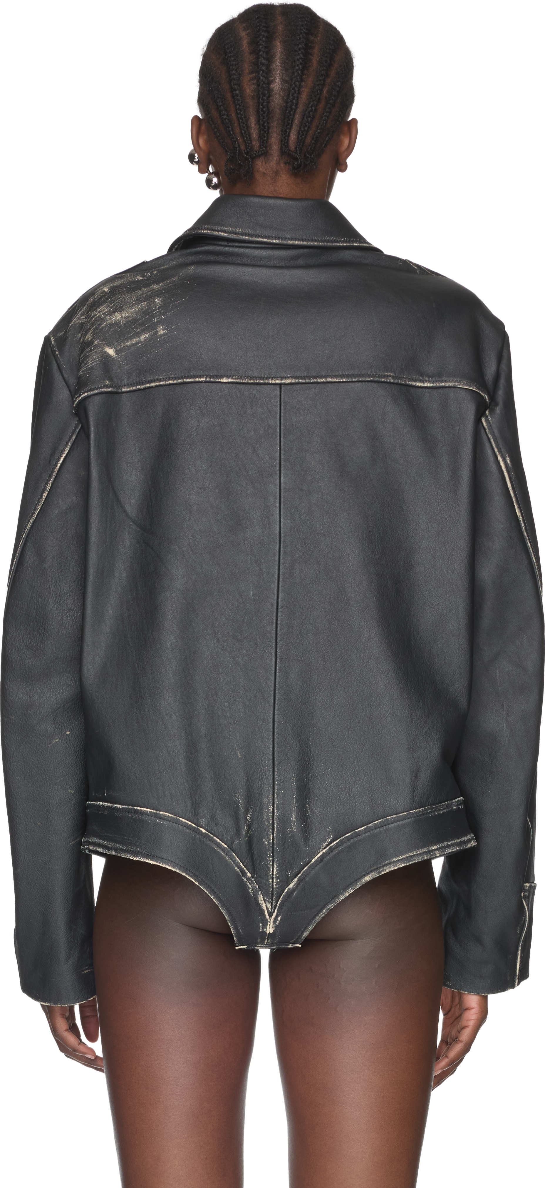 Coperni Leather Body Jacket