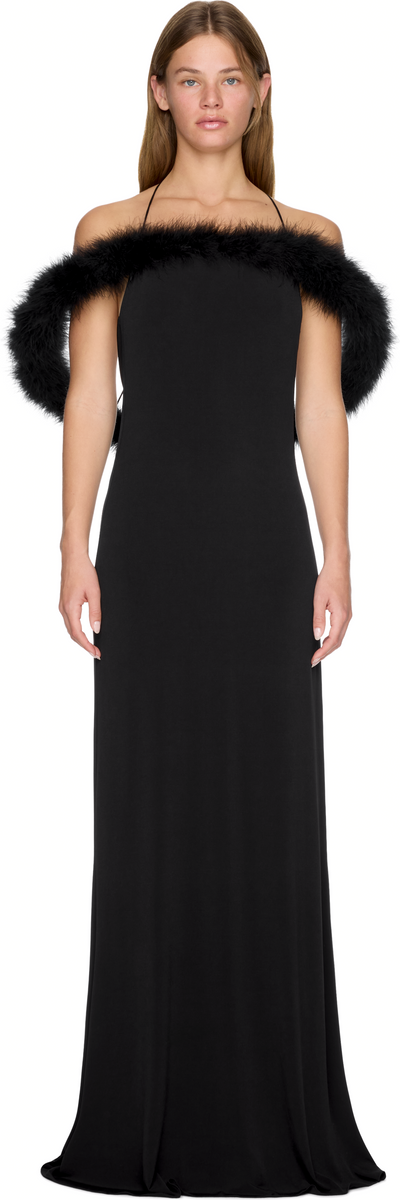Coperni Boa Halo Long Dress