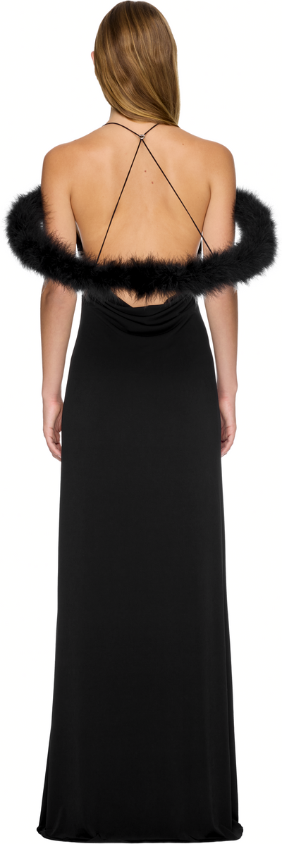 Coperni Boa Halo Long Dress