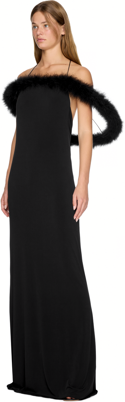 Coperni Boa Halo Long Dress