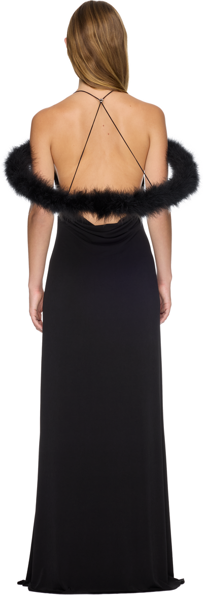Coperni Boa Halo Long Dress