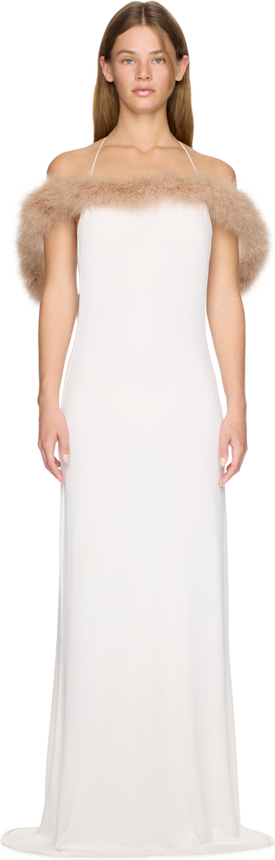 Coperni Boa Halo Long Dress