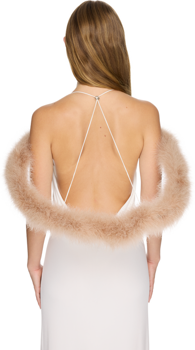 Coperni Boa Halo Long Dress