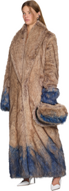 Coperni Faux Fur Sound Swipe Bag
