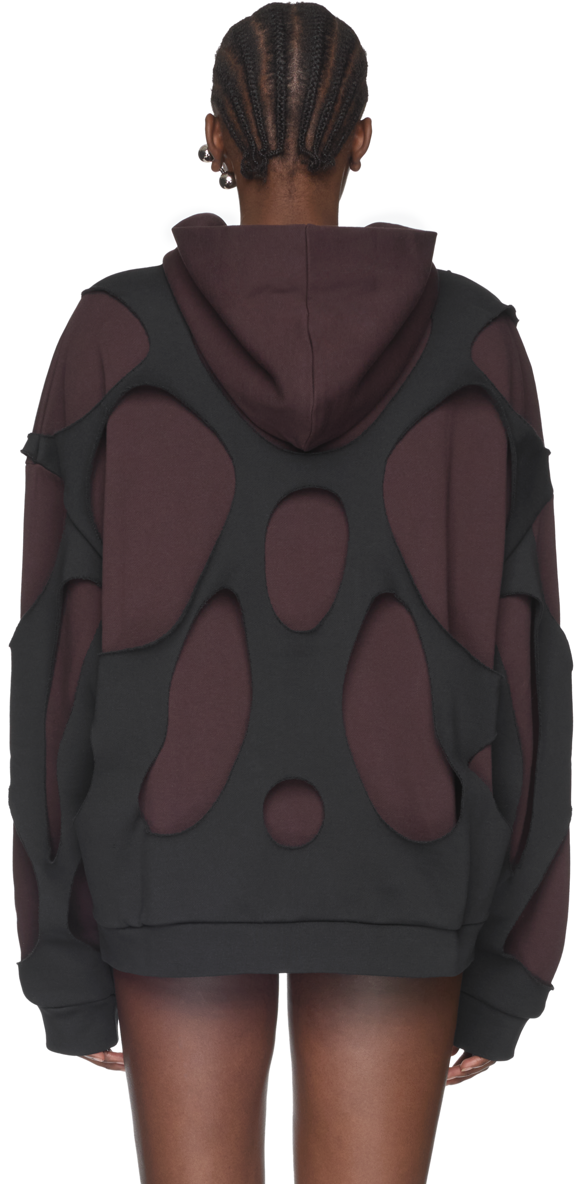 Coperni Laser-Cut Hoodie Top