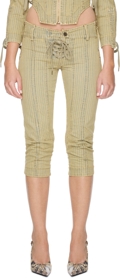 KNWLS GFRC Denim Capri Pants