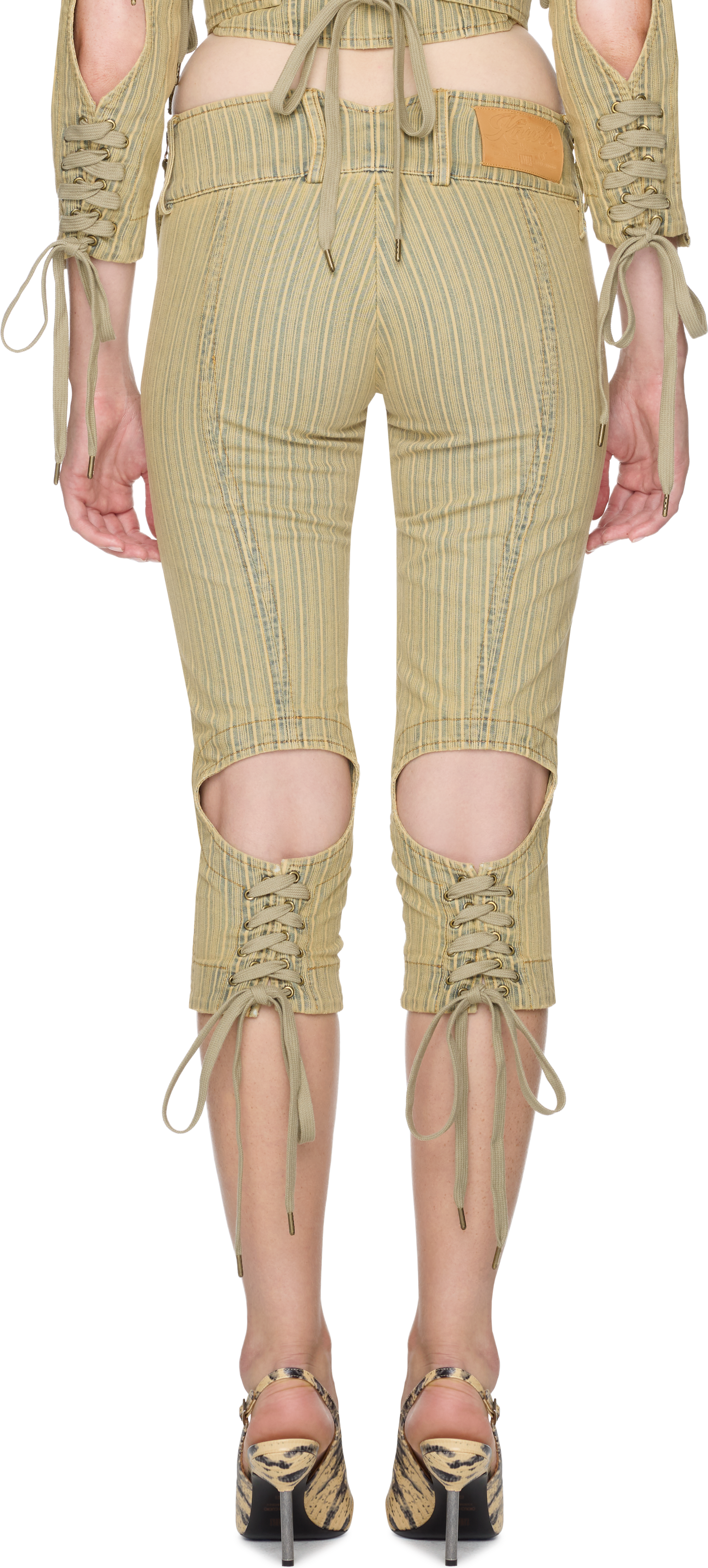 KNWLS GFRC Denim Capri Pants