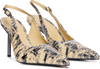 KNWLS Carmine Lizard Embossed Leather Mules