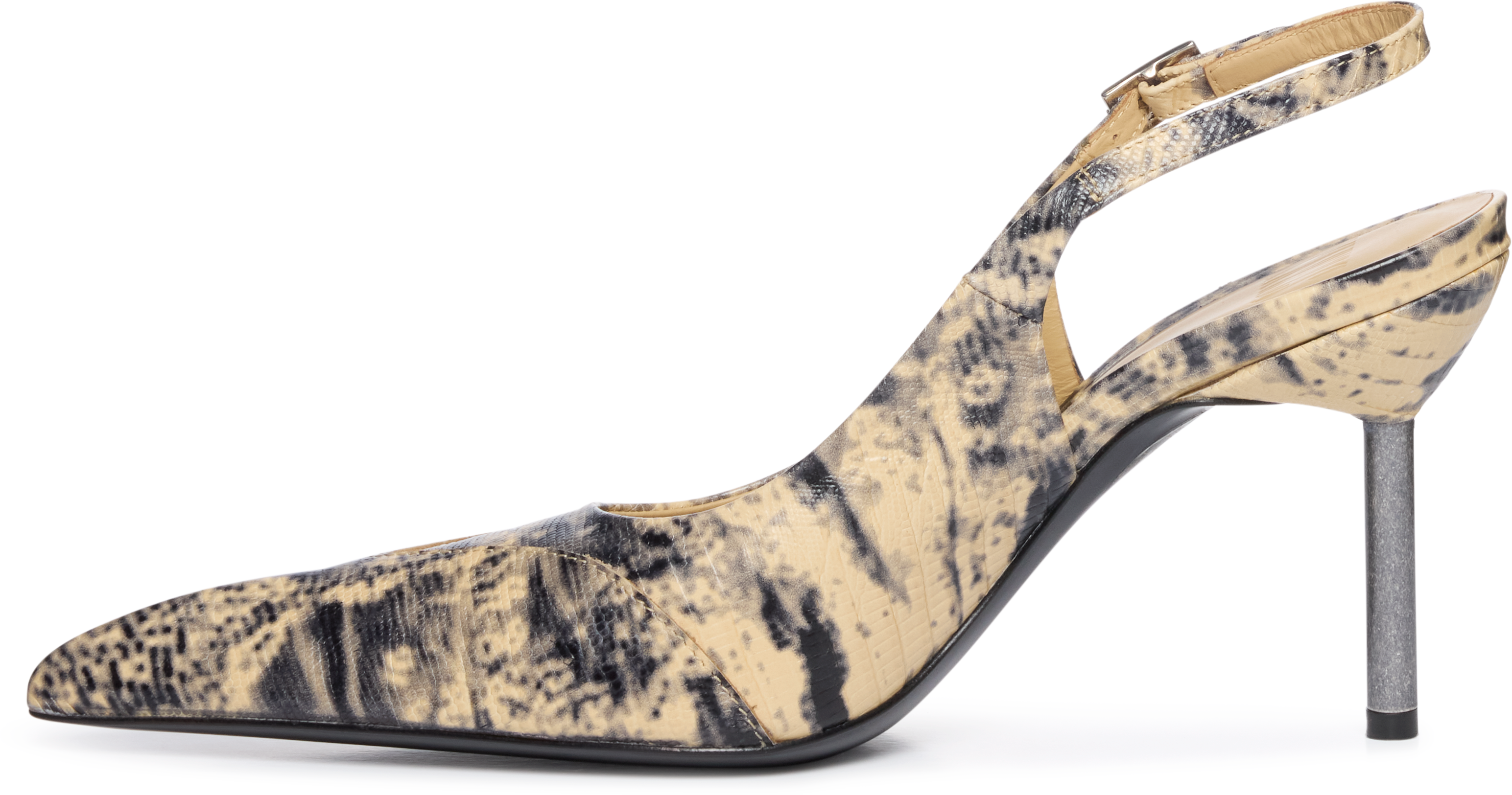 KNWLS Carmine Lizard Embossed Leather Mules