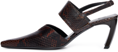 KNWLS Snake Embossed Serpent Mules