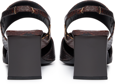 KNWLS Snake Embossed Serpent Mules